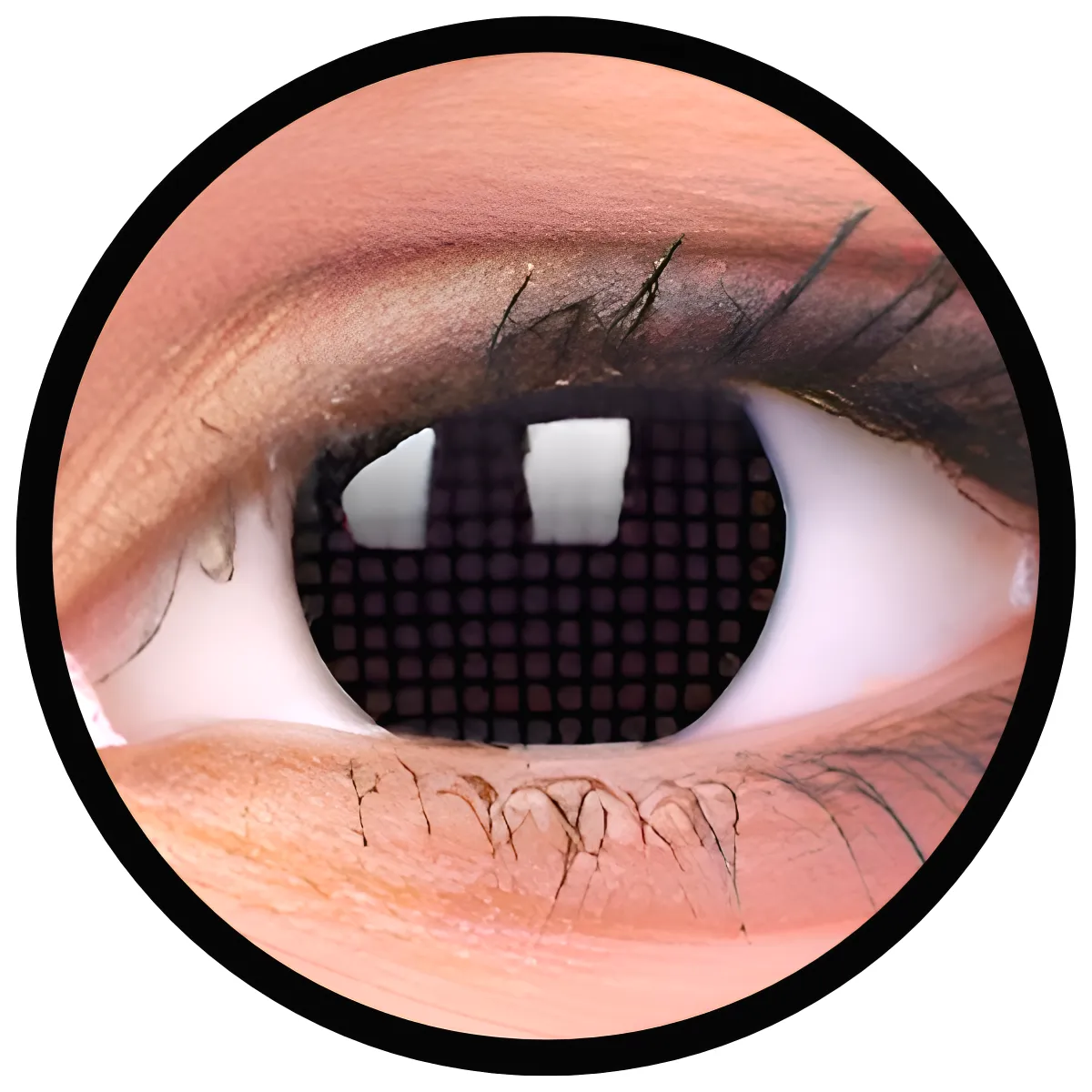 ColourVue Cazy čočky - Black Screen (2 ks tříměsíční) - nedioptrické