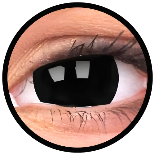 ColourVue Crazy čočky 17 mm - Black Titan (2 ks tříměsíční) - nedioptrické
