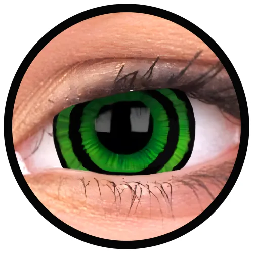 ColourVue Crazy čočky 17 mm - Green Goblin (2 ks roční) - nedioptrické, doprodej