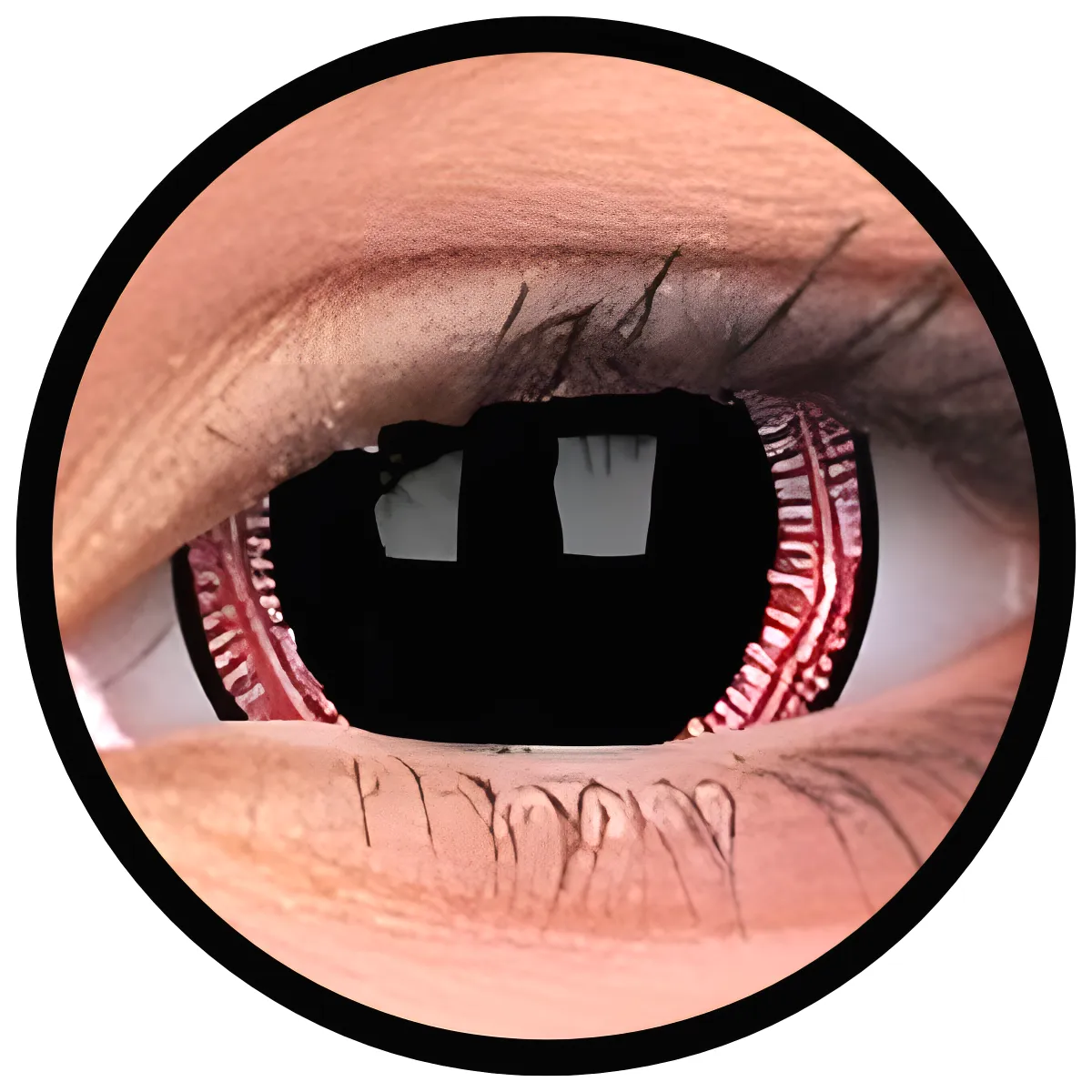 ColourVue Crazy čočky 17 mm - Ravenous (2 ks roční) - nedioptrické, doprodej