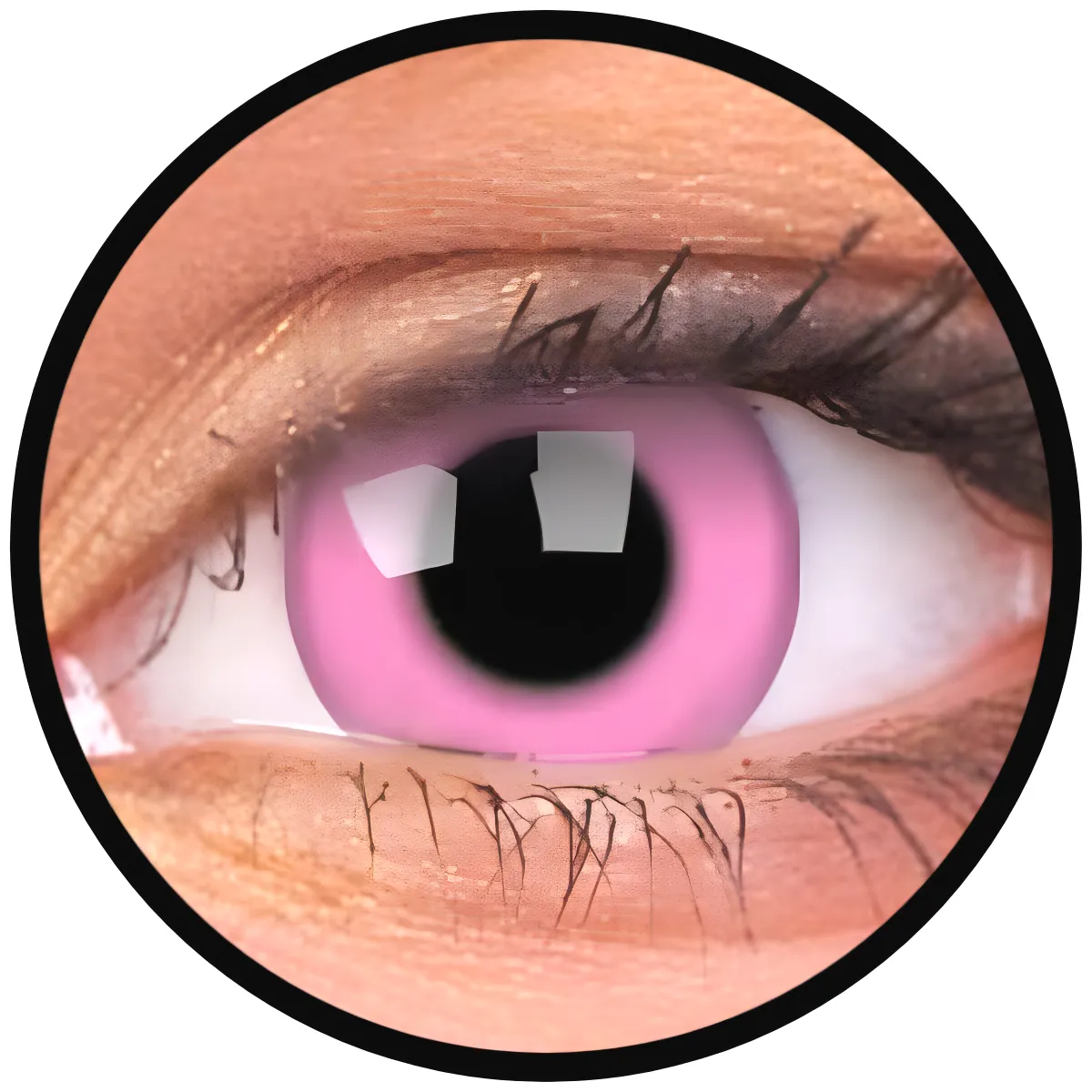 ColourVue Crazy čočky - Barbie Pink (2 ks tříměsíční) - nedioptrické