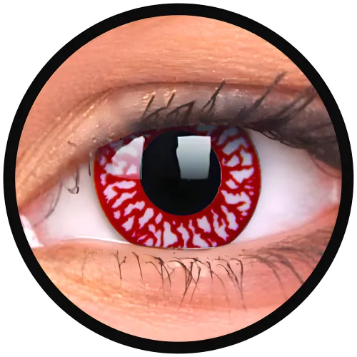 ColourVue Crazy čočky - Blood Shot (2 ks roční) - nedioptrické, doprodej