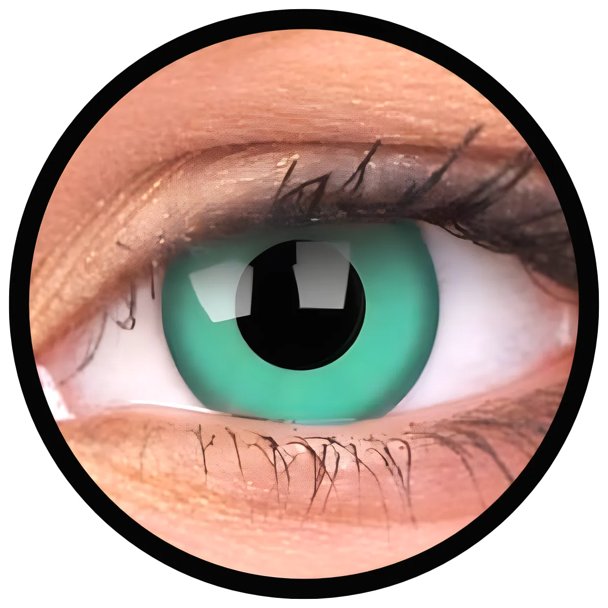 ColourVue Crazy čočky - Emerald (2 ks roční) - nedioptrické - exp. 03/2027