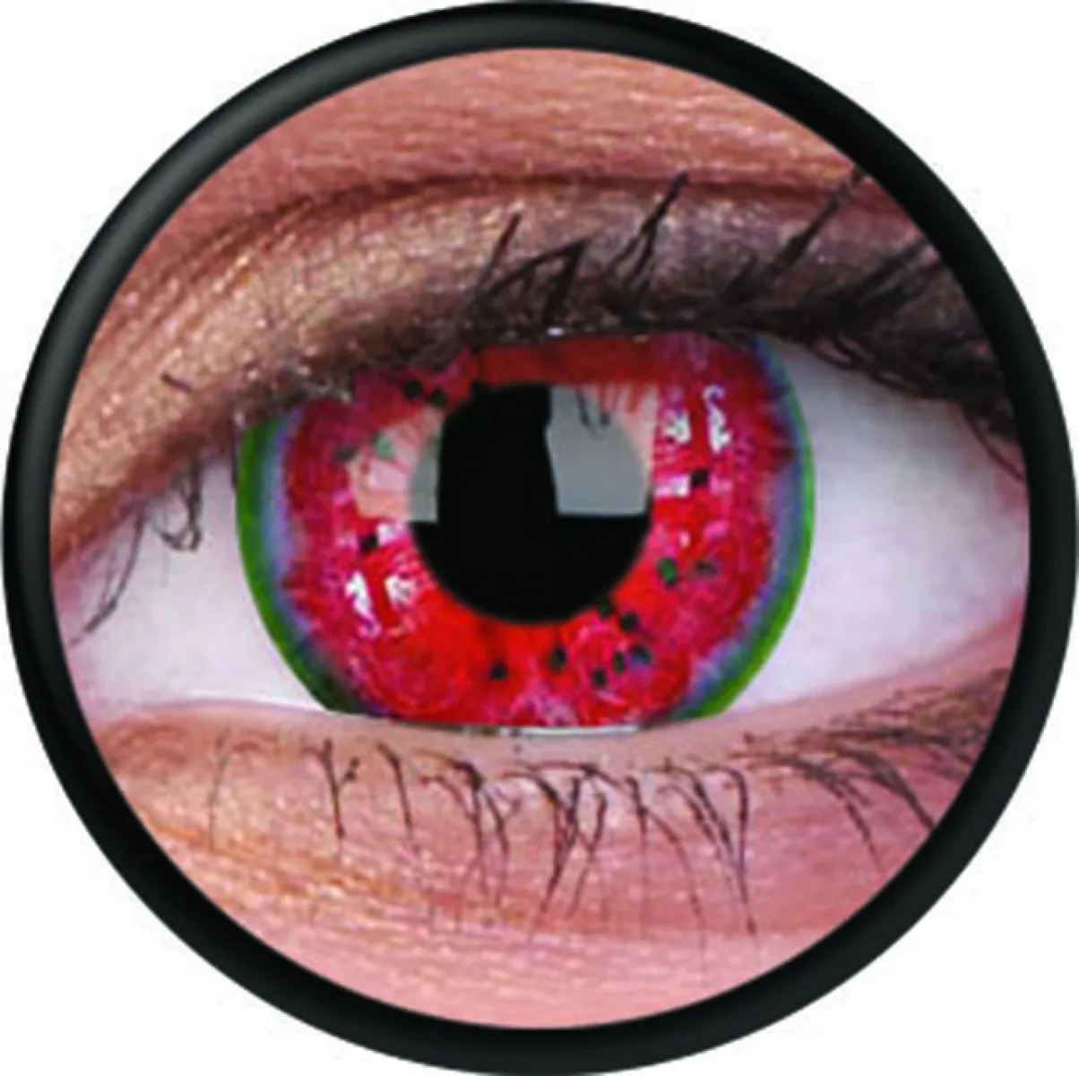 ColourVue Crazy čočky - Melon Colic (2 ks roční) - nedioptrické