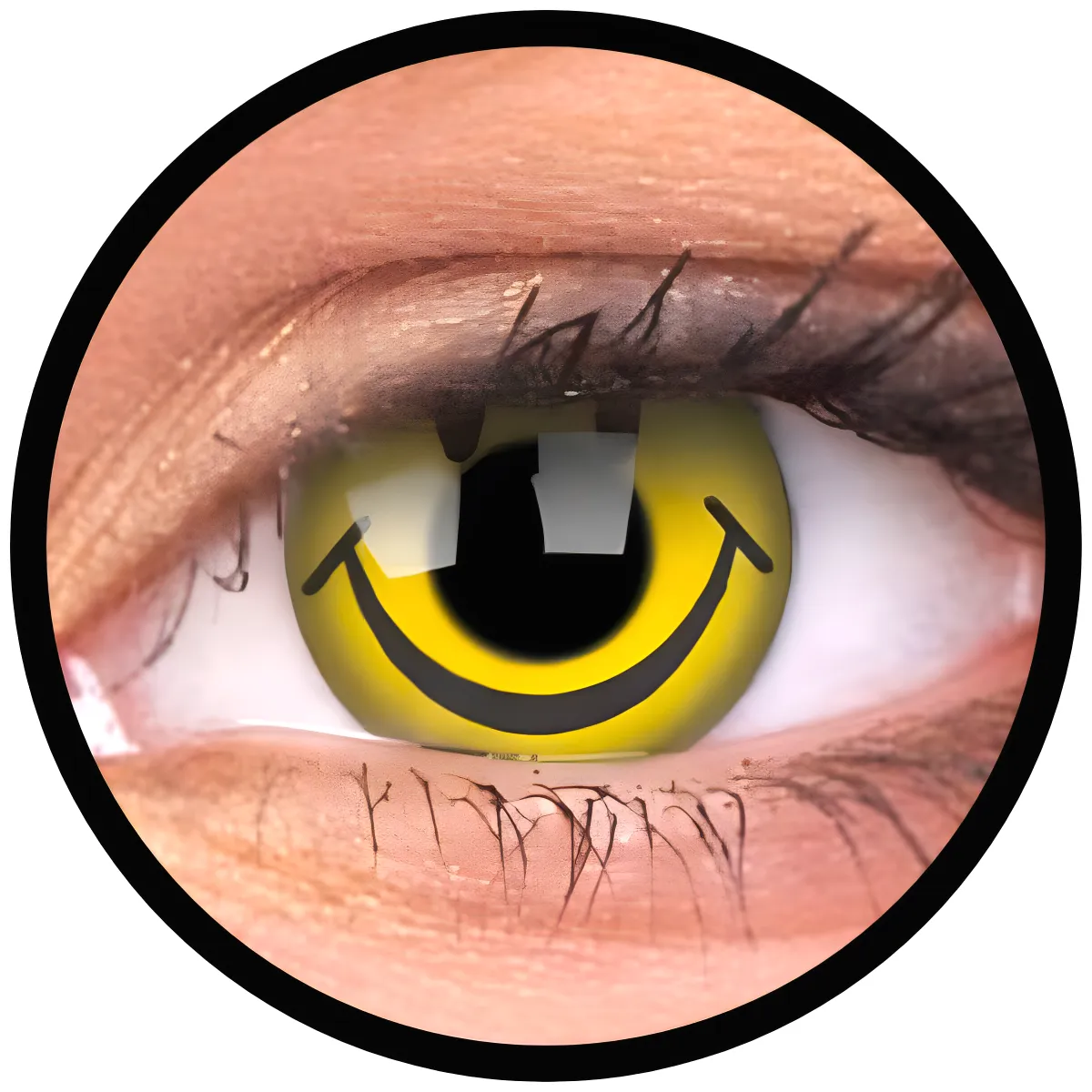 ColourVue Crazy čočky - Smiley (2 ks roční) - nedioptrické - exp. 10/2026 - 03/2027