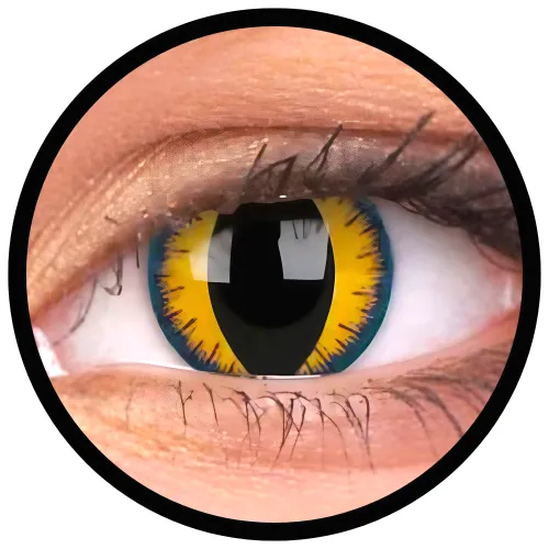 ColourVue Crazy čočky - Wolf Moon (2 ks roční) - nedioptrické, doprodej