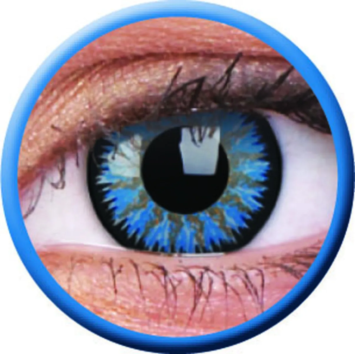 ColourVue Glamour - Aqua (2 čočky tříměsíční) - nedioptrické, doprodej