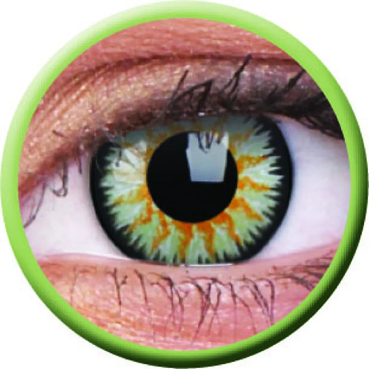 ColourVue Glamour - Green (2 čočky tříměsíční) - nedioptrické, doprodej