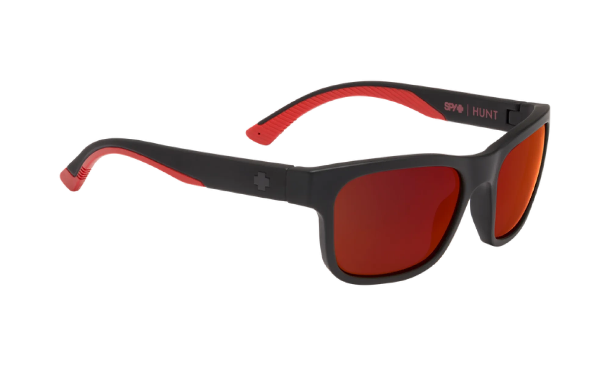 SPY sluneční brýle HUNT Matte Black - Red